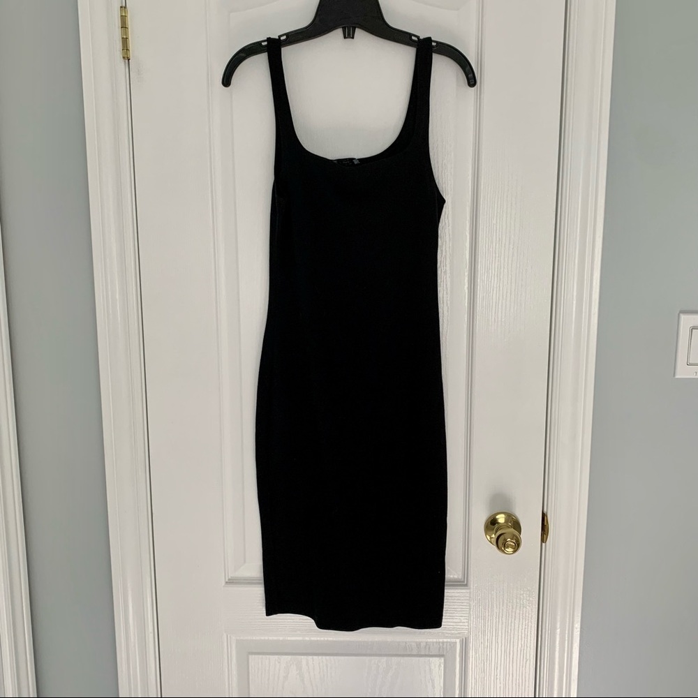 Basic Black Zara Tank Dress. Size Medium.